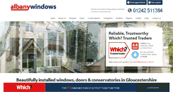 Desktop Screenshot of albanywindows.co.uk