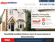 Tablet Screenshot of albanywindows.co.uk